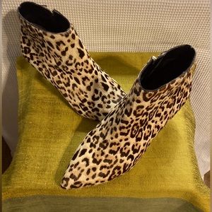 Sam Edelman Leopard Print Ankle Boots